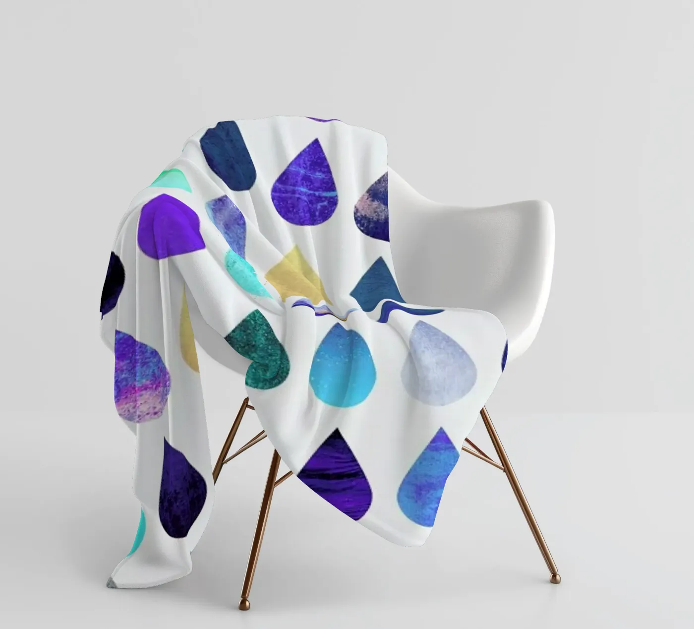 Rain Fleecedecke von Elisabeth Fredriksson