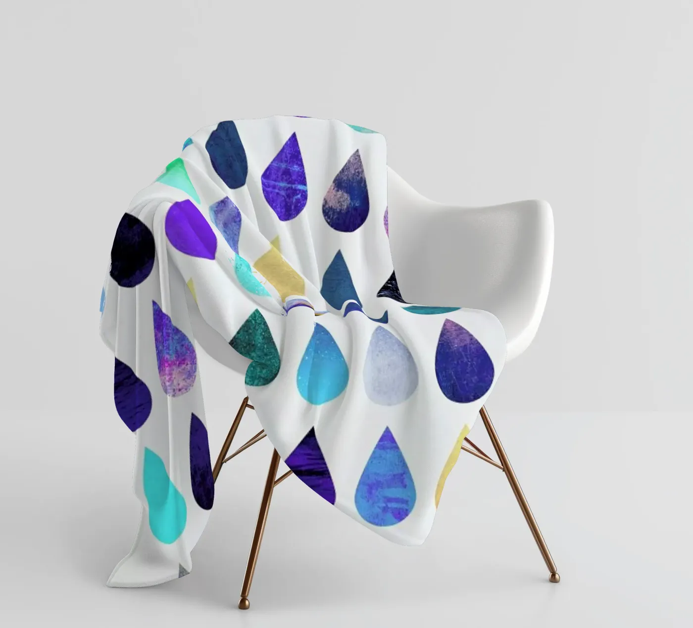 Rain Fleecedecke von Elisabeth Fredriksson