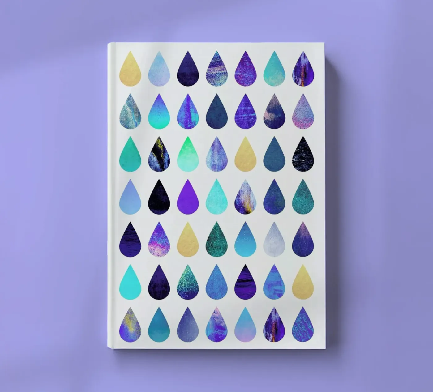 Rain notebook by Elisabeth Fredriksson