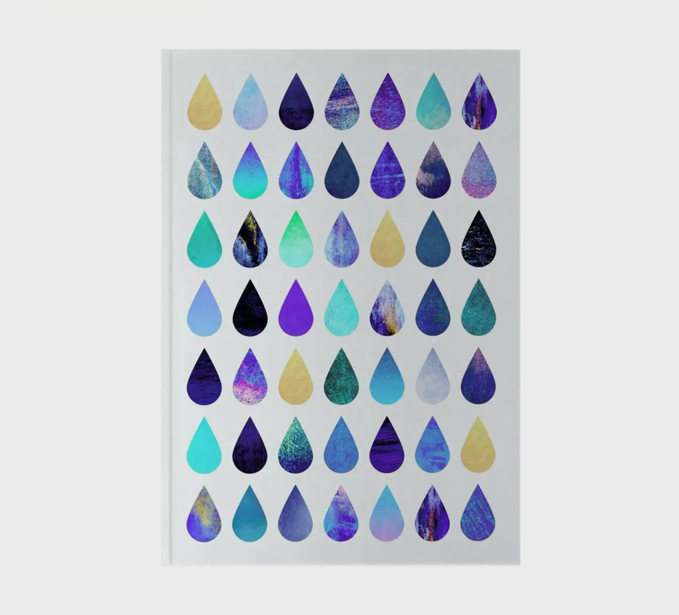 Rain notebook by Elisabeth Fredriksson