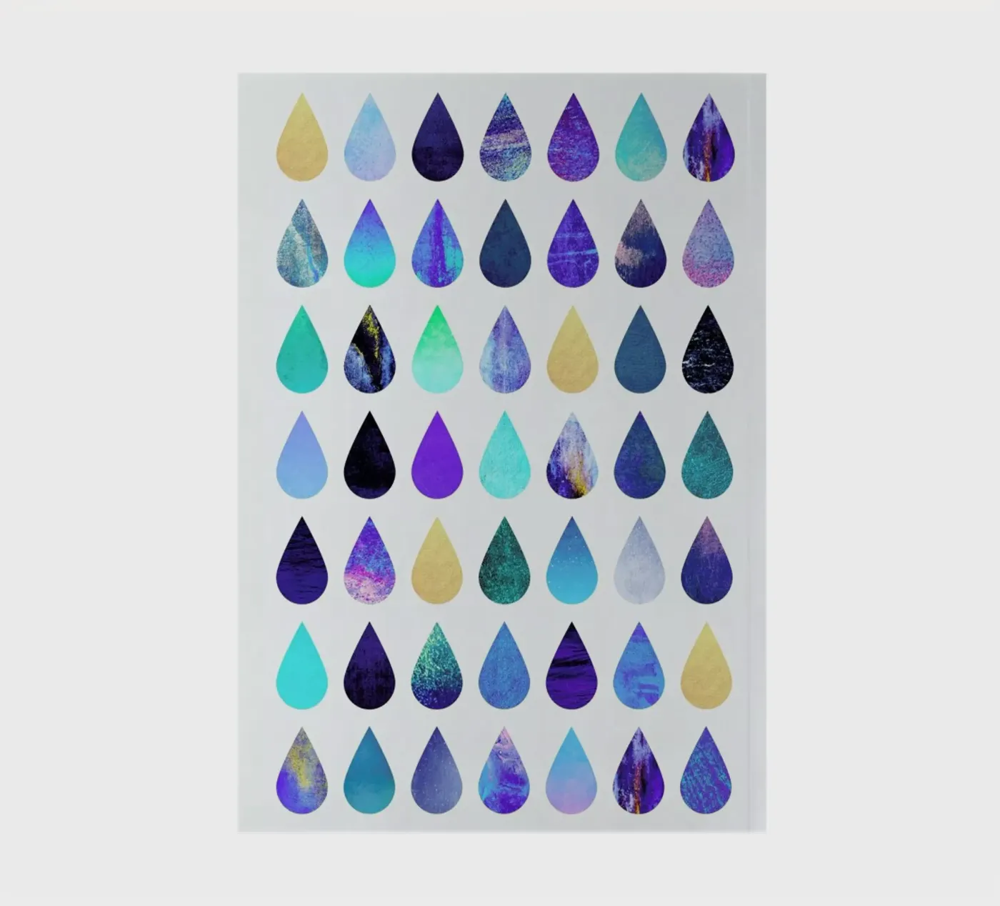 Rain notebook by Elisabeth Fredriksson