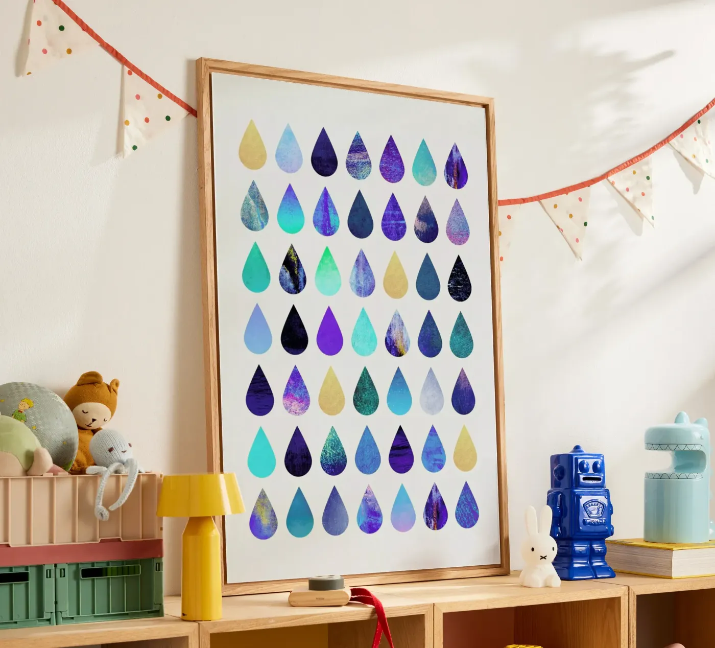 Rain Acryl-Glas von Elisabeth Fredriksson