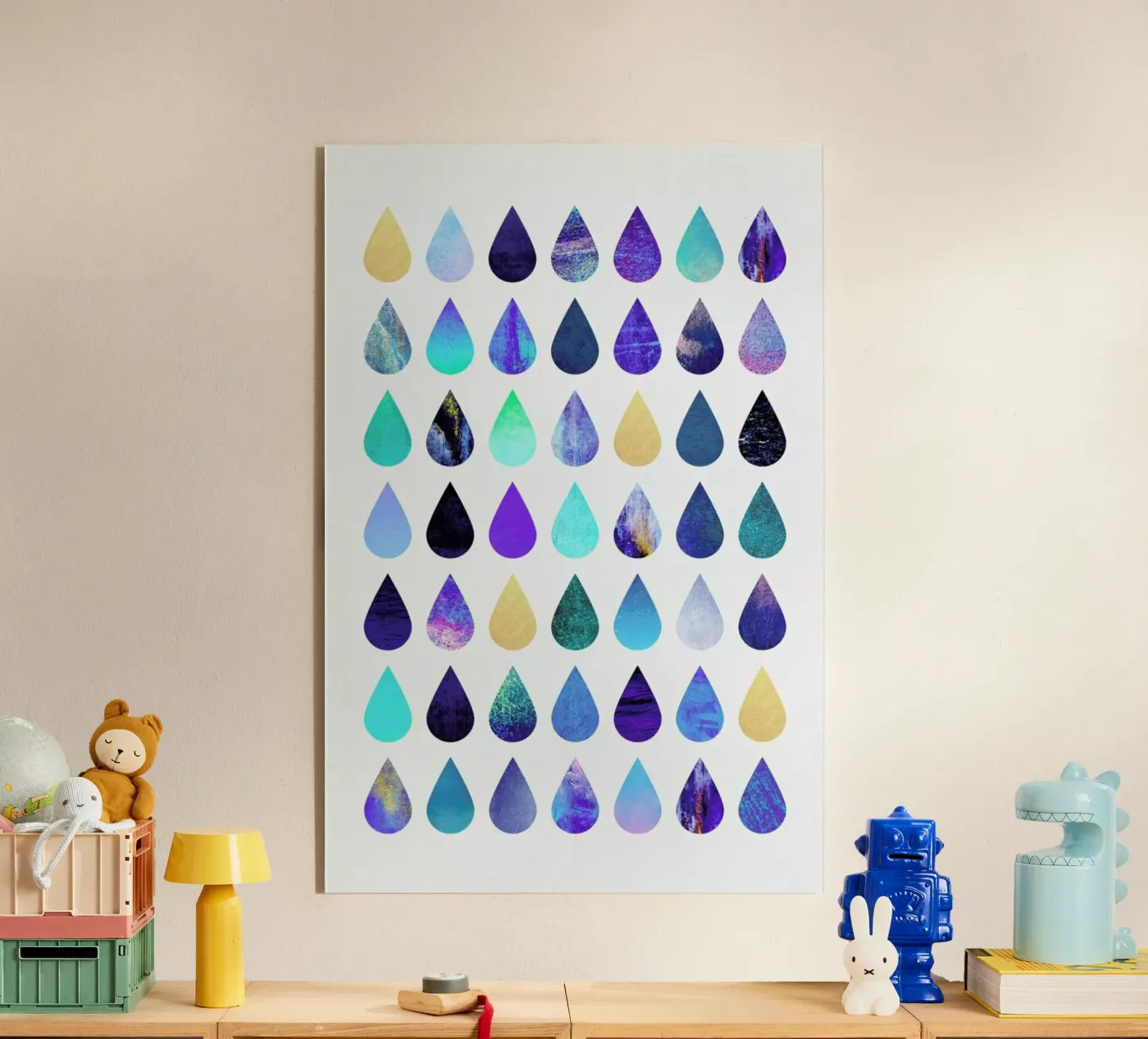 Rain Acryl-Glas von Elisabeth Fredriksson