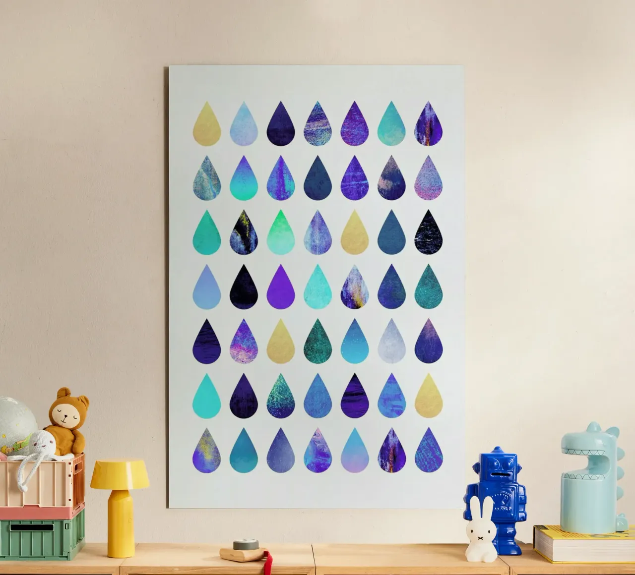 Rain forex plate by Elisabeth Fredriksson