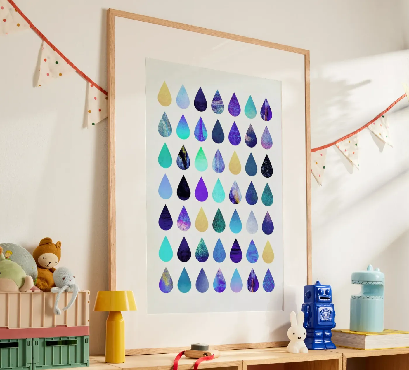 Rain poster de Elisabeth Fredriksson