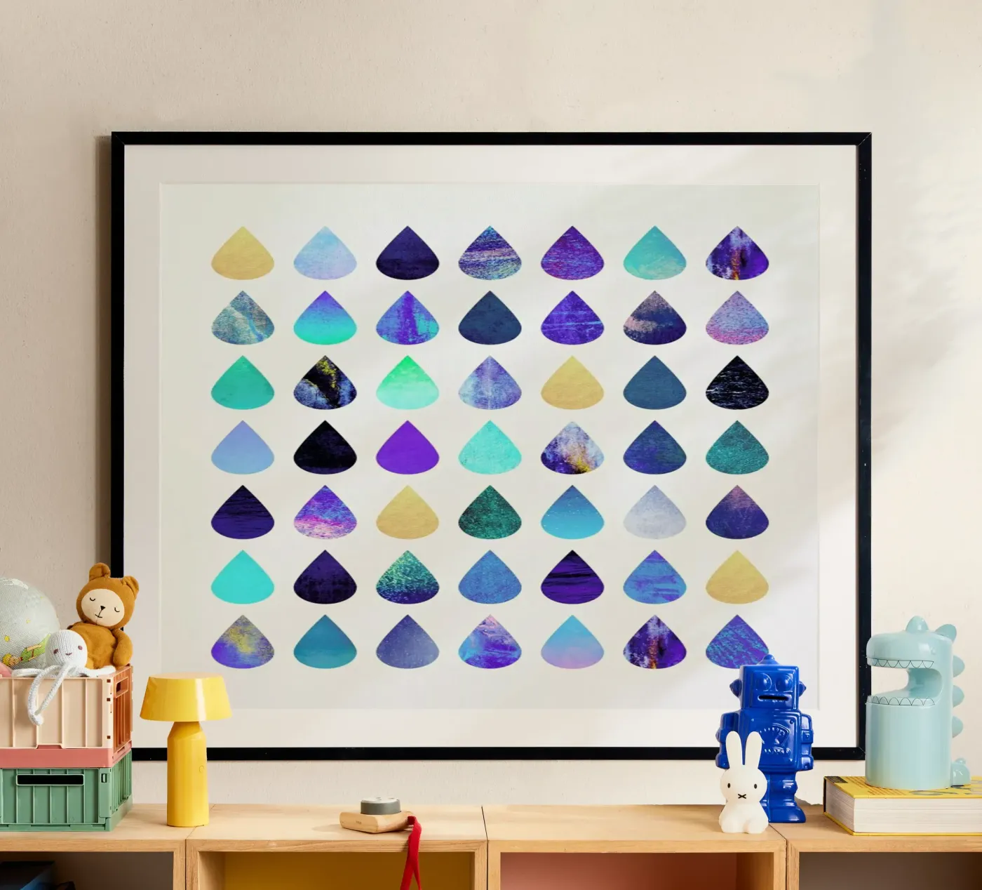 Rain poster van Elisabeth Fredriksson