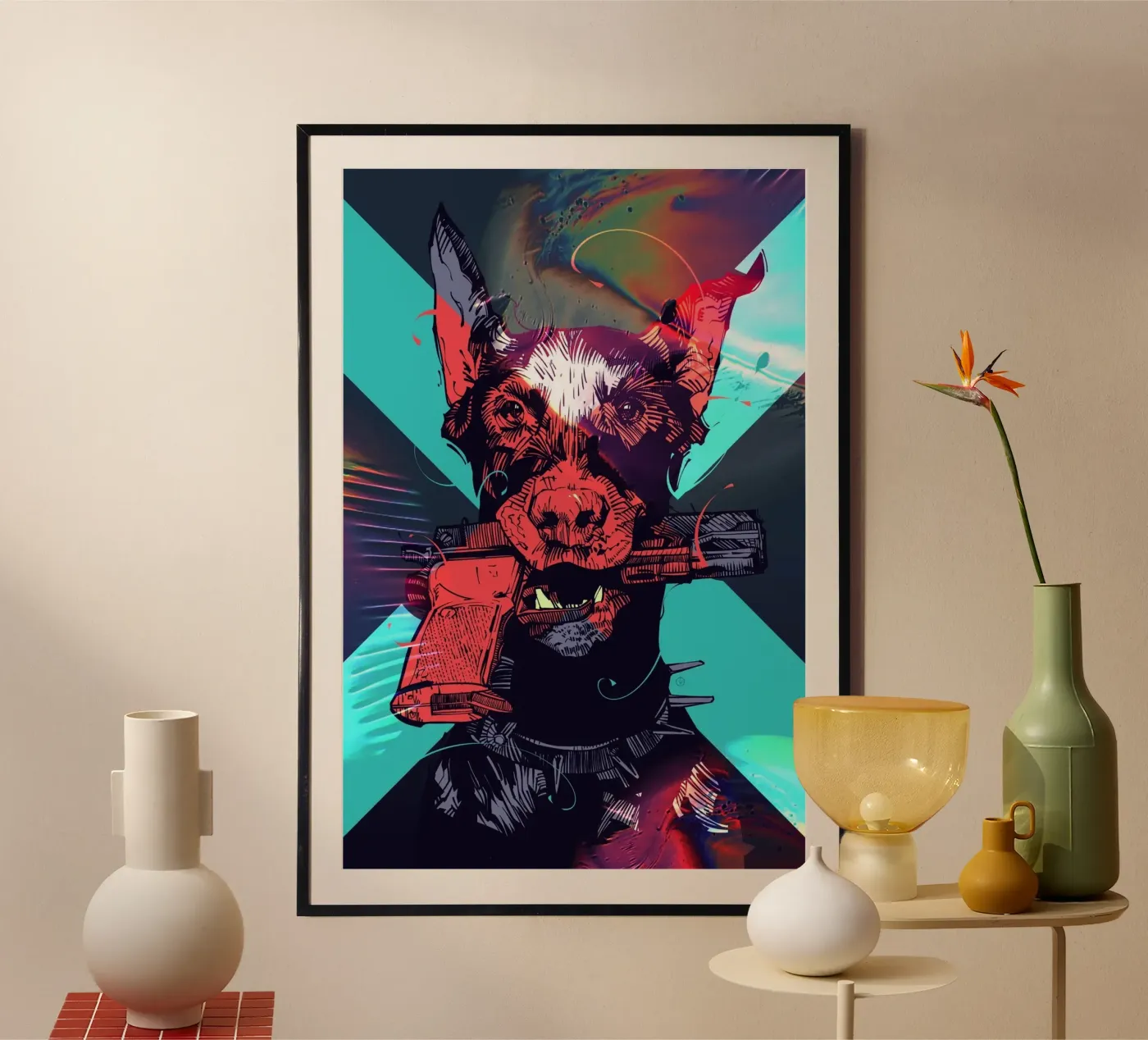 Dobergun poster van Nabakumovart III