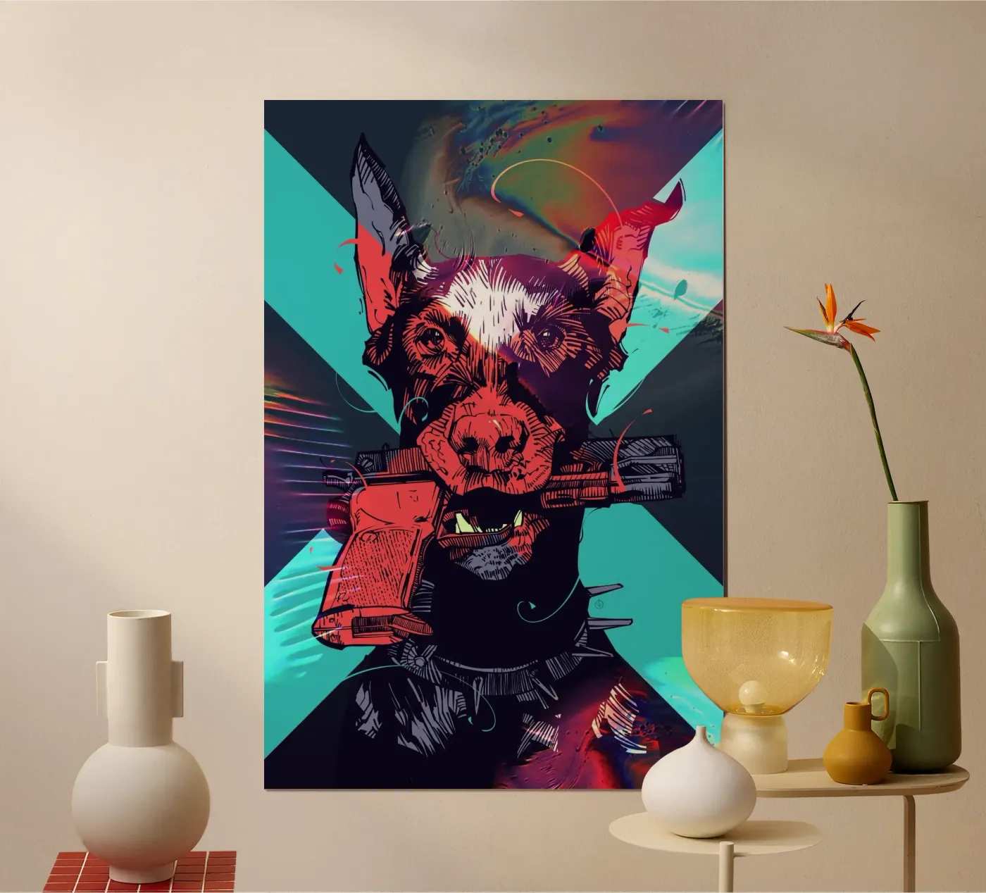 Dobergun poster van Nabakumovart III