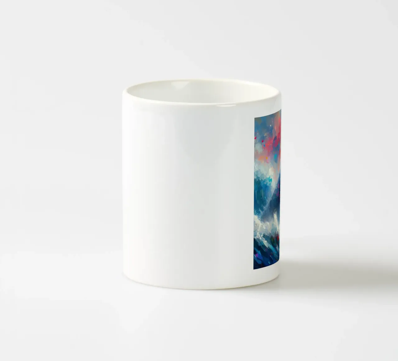 Balena in acquerello tazza in ceramica da ARTVI-SHOP