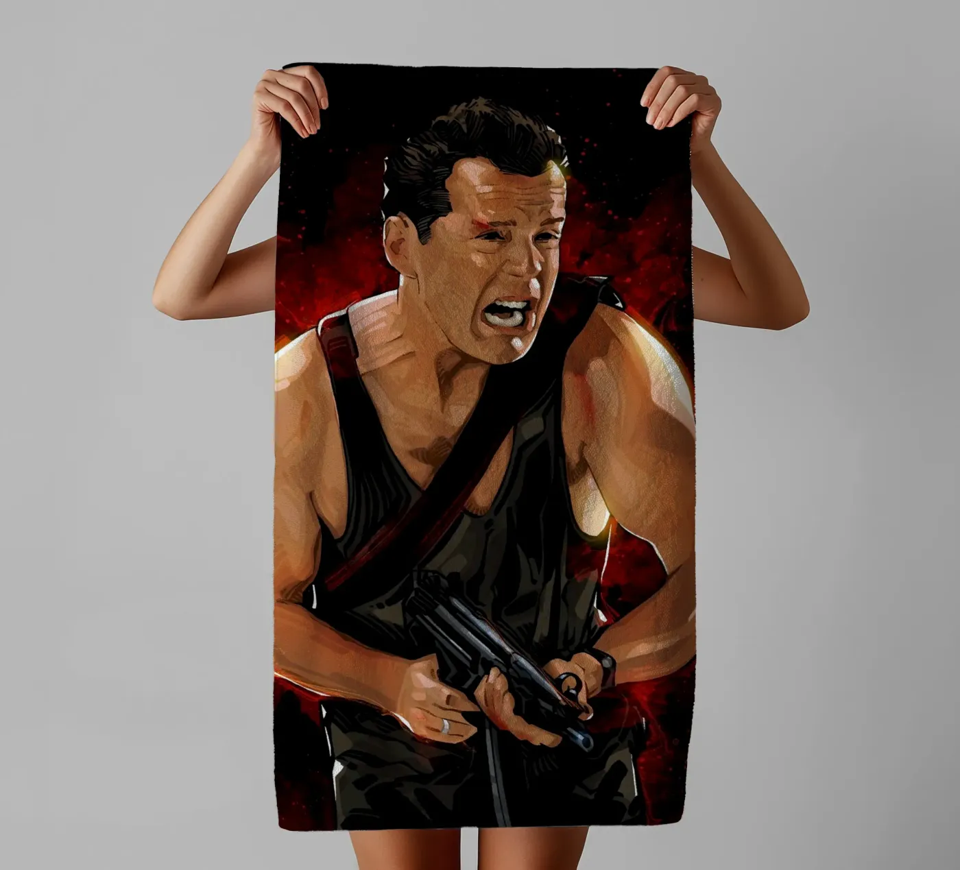 Die Hard badhanddoek van nabakumov