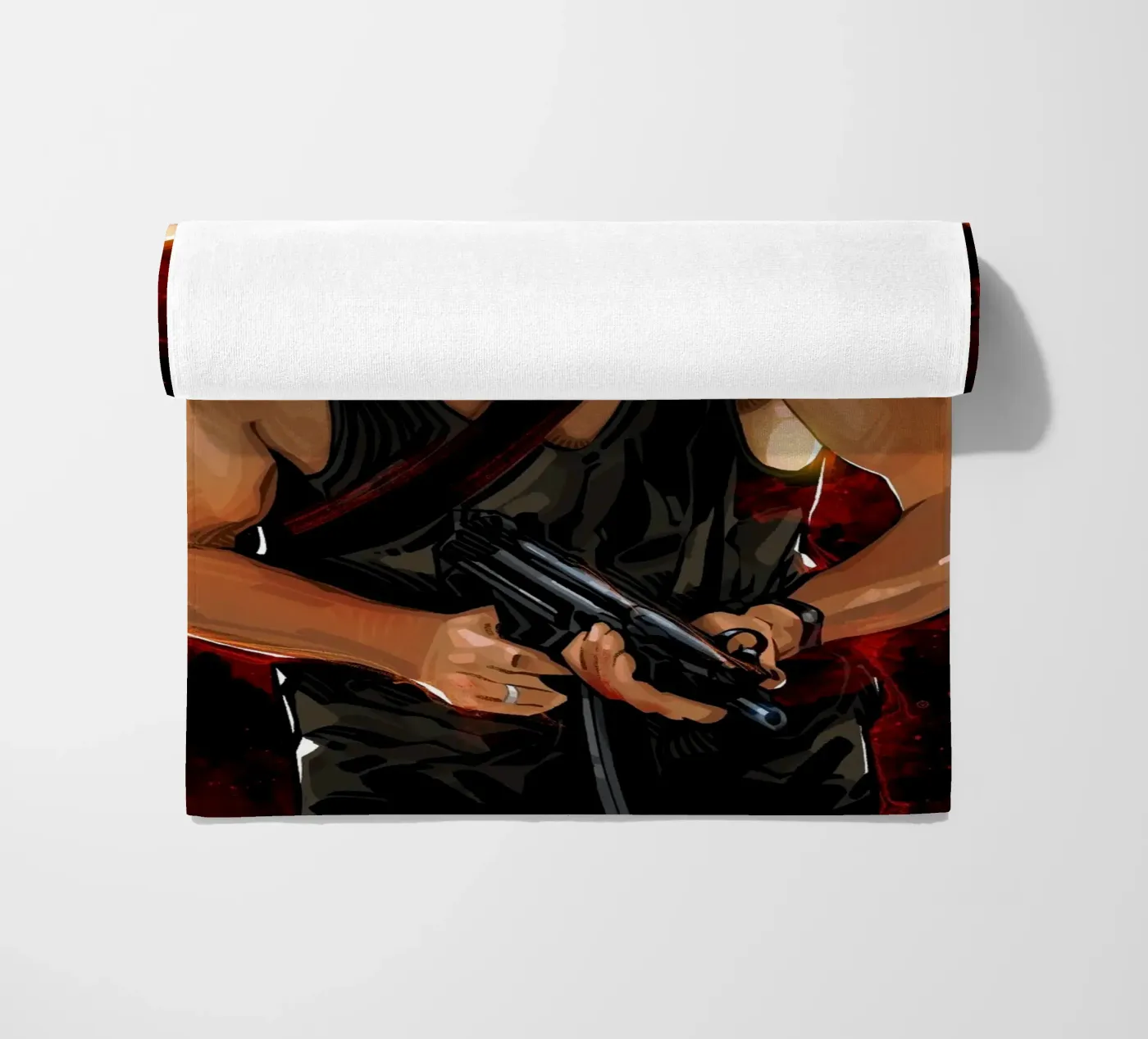 Die Hard strandhanddoek van nabakumov
