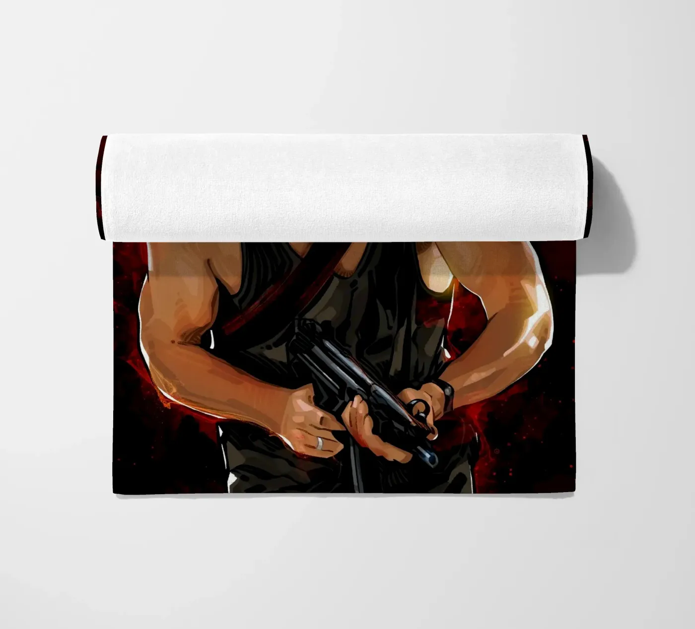 Die Hard strandhanddoek van nabakumov