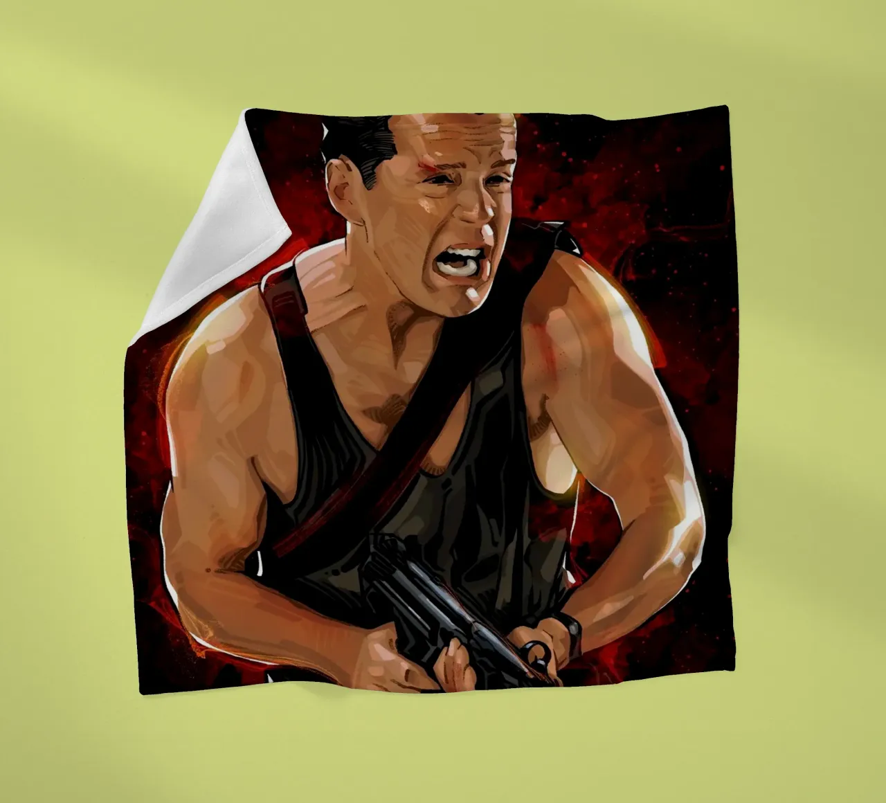 Die Hard coperta in pile da nabakumov