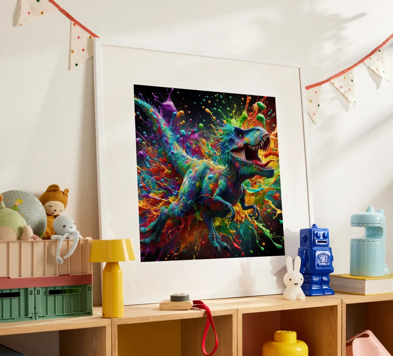Dinosauro ad acquerello carta hahnemühle da 🎁 ARTVI-SHOP