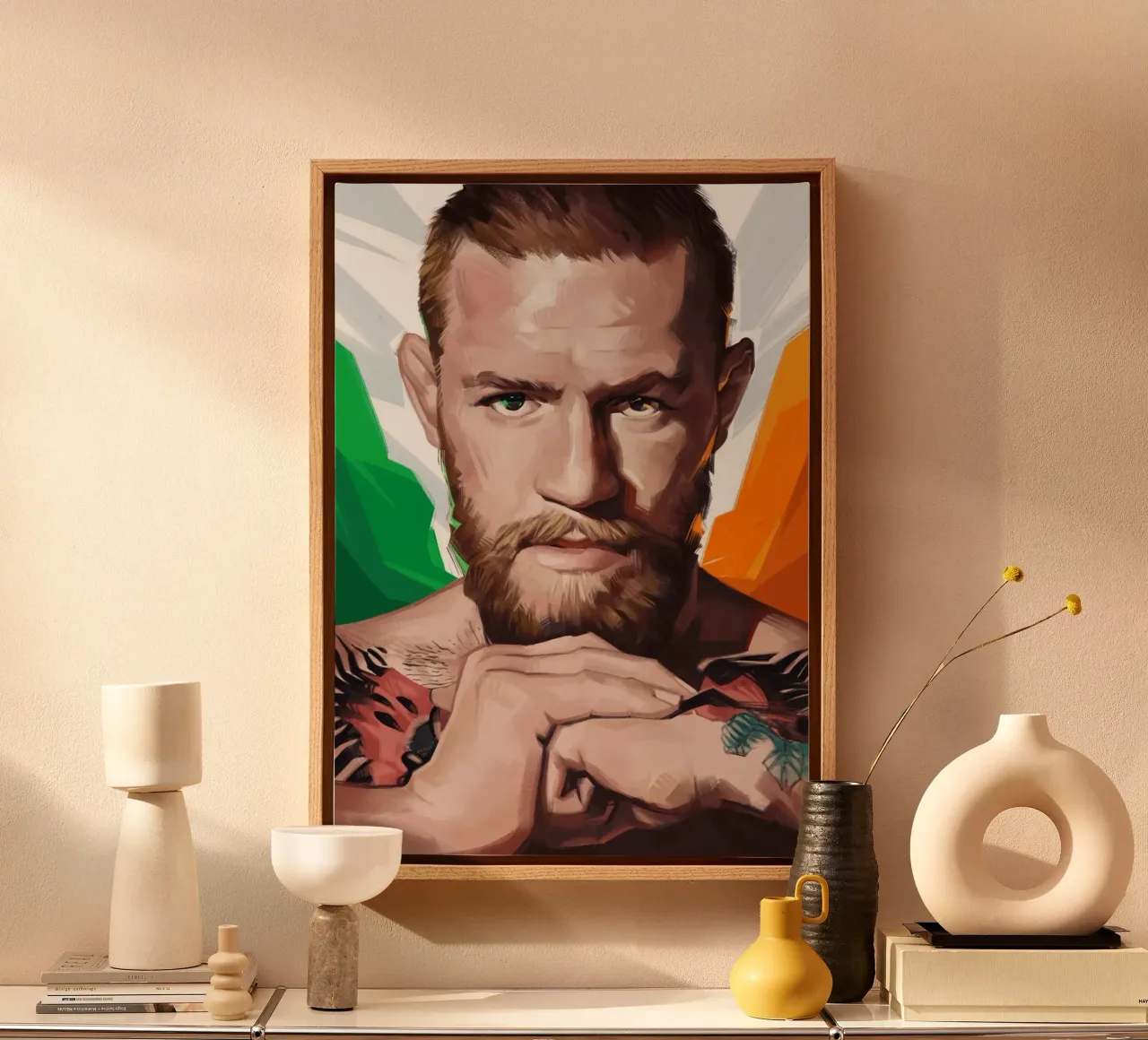 Conor McGregor tela con Cornice a cassetta da nabakumov