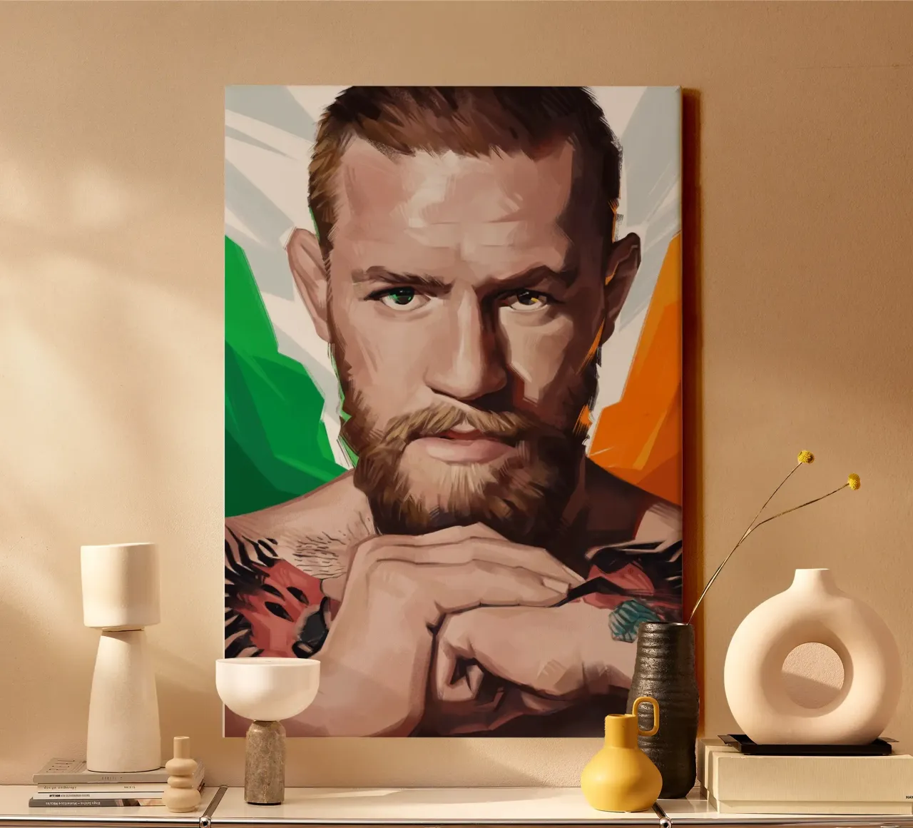Conor McGregor tela con Cornice a cassetta da nabakumov