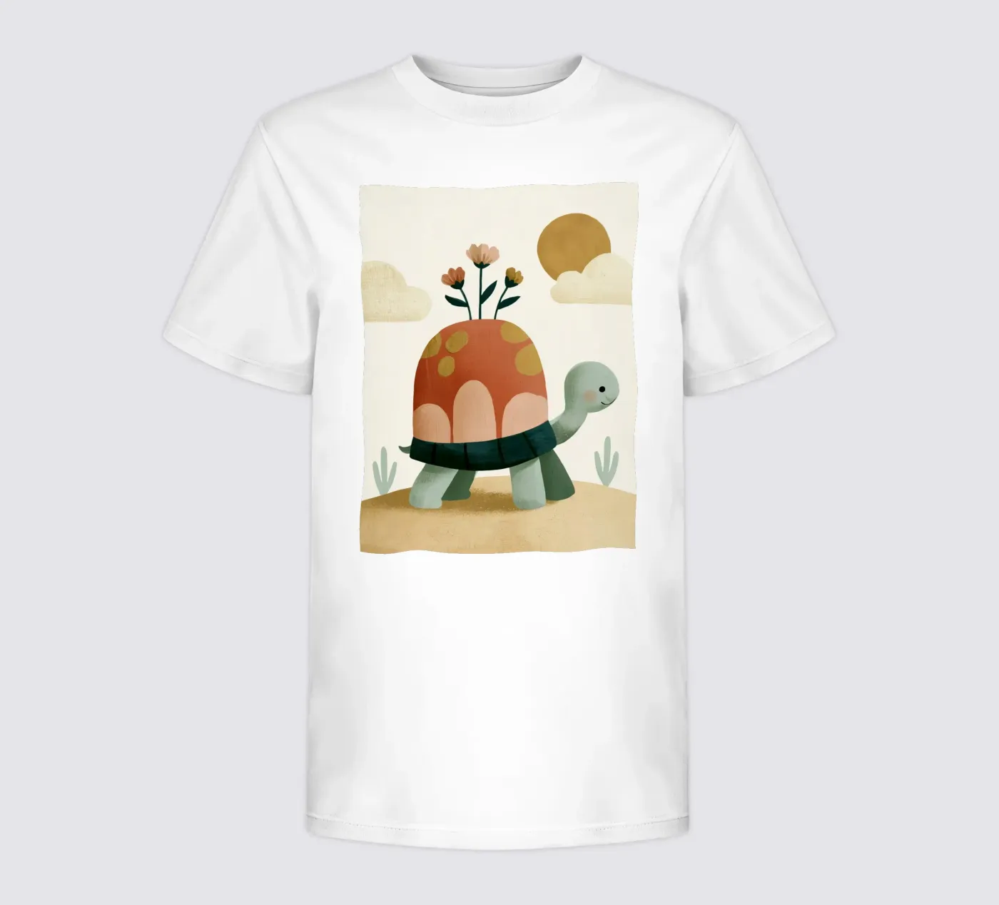 Tiny Turtle Flower Garden t-shirt bambini da Lilo