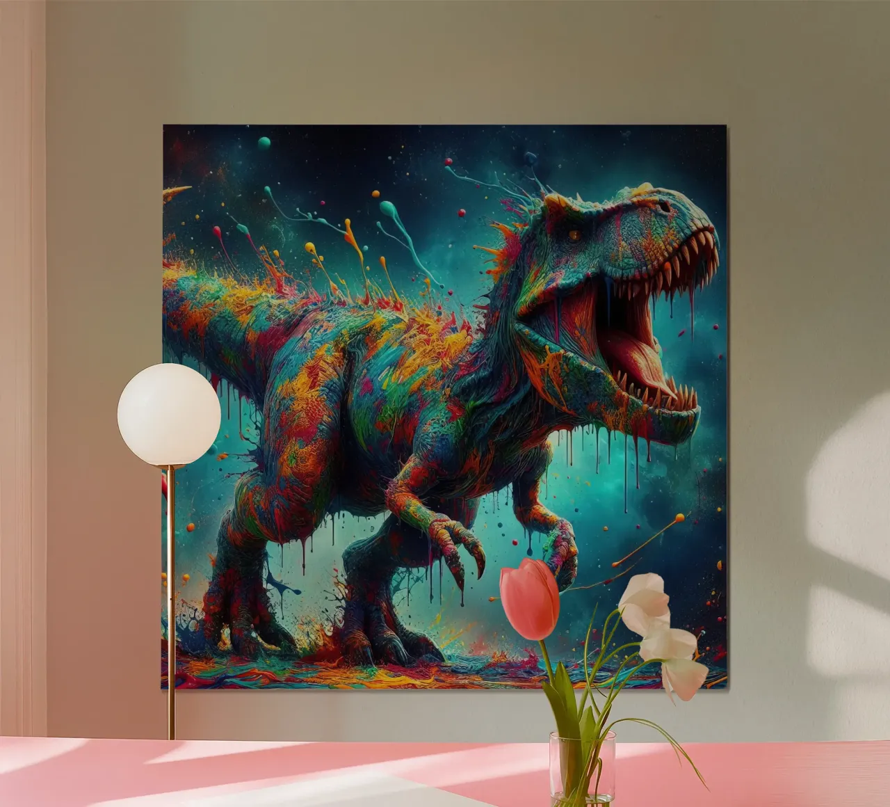 Dinosauro ad acquerello carta hahnemühle da 🎁 ARTVI-SHOP