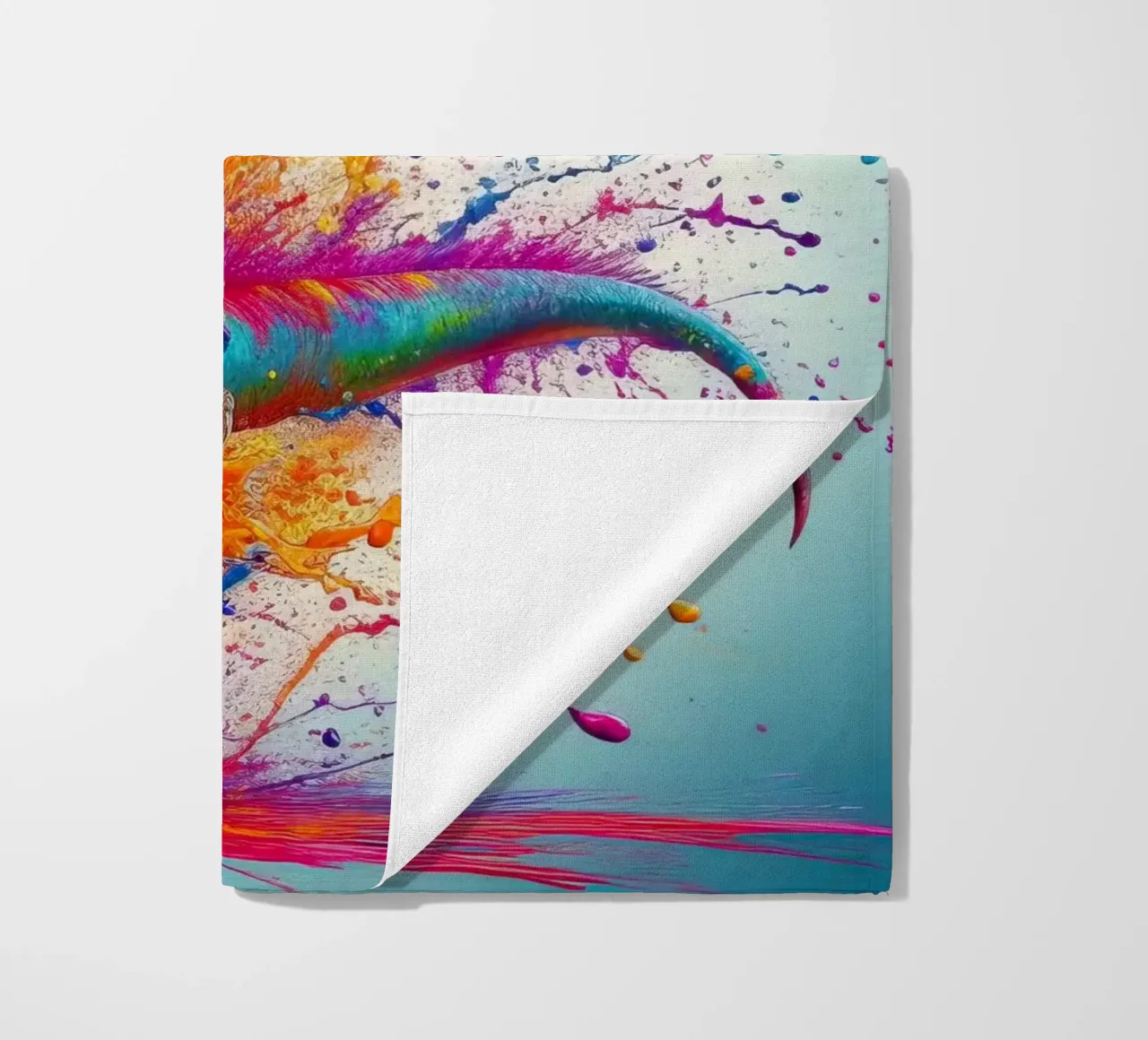 Dinosauro ad acquerello telo mare da 🎁 ARTVI-SHOP