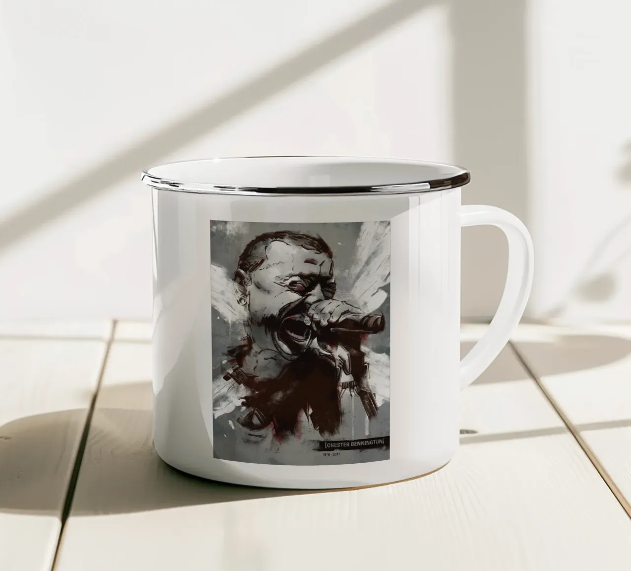 Chester Bennington tazza in smalto da nabakumov