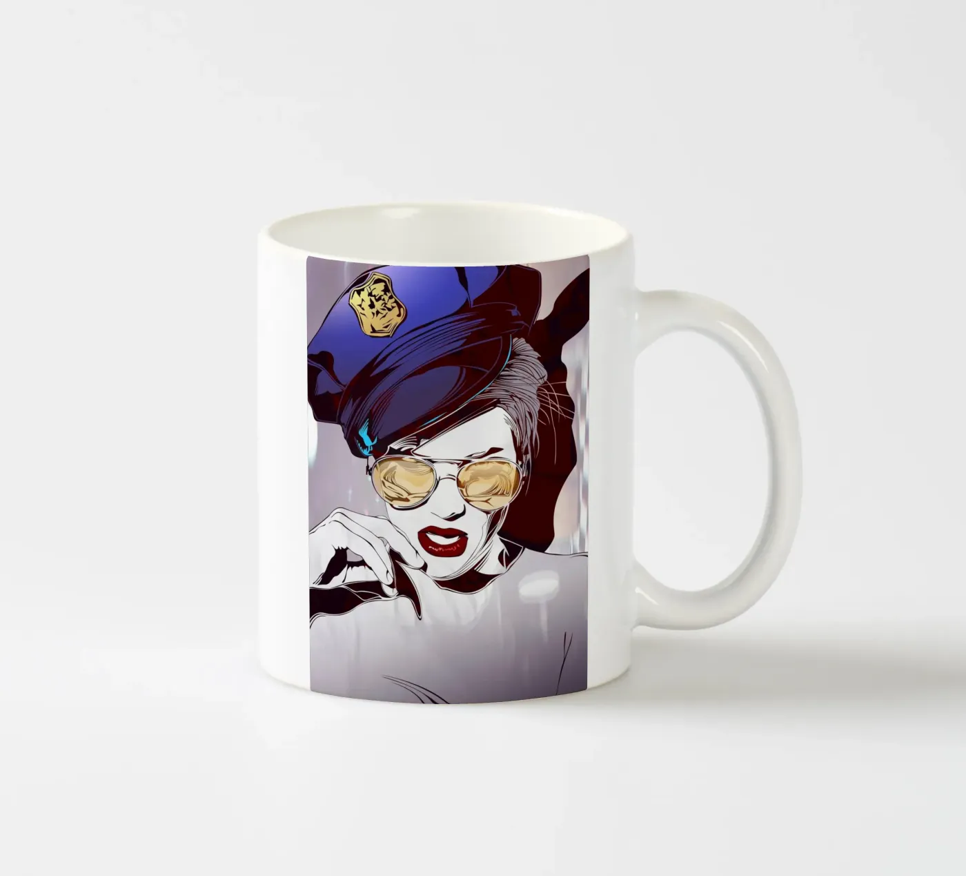 Babe Cop keramische mok van nabakumov