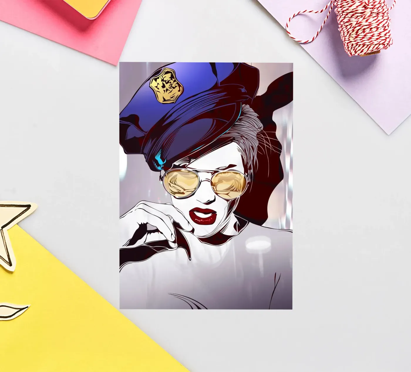 Babe Cop sticker by nabakumov