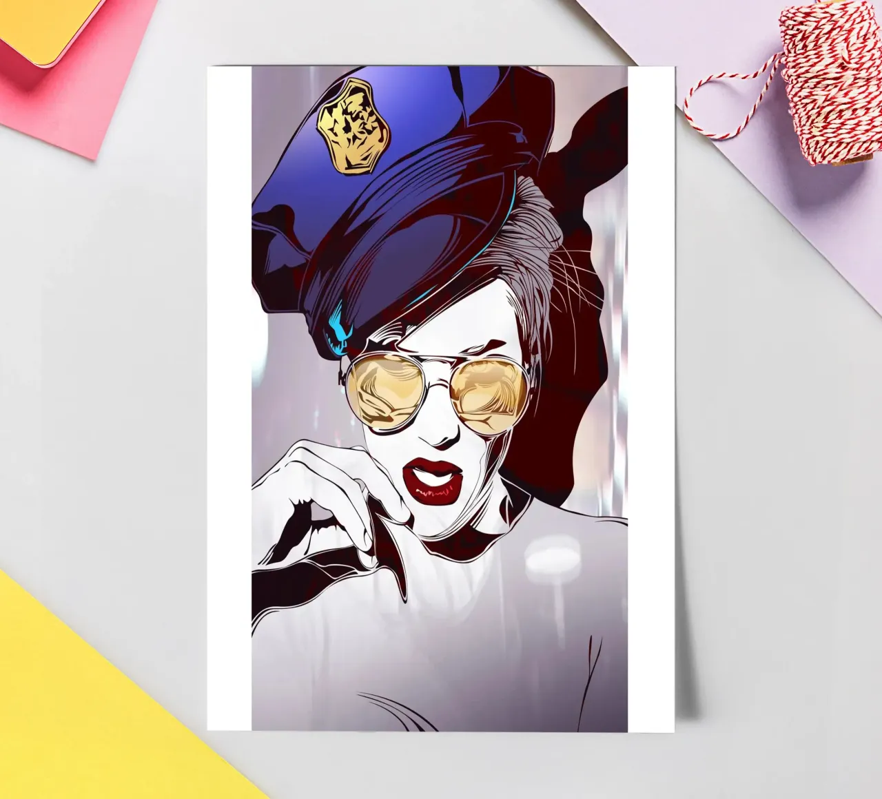 Babe Cop sticker sheet by nabakumov