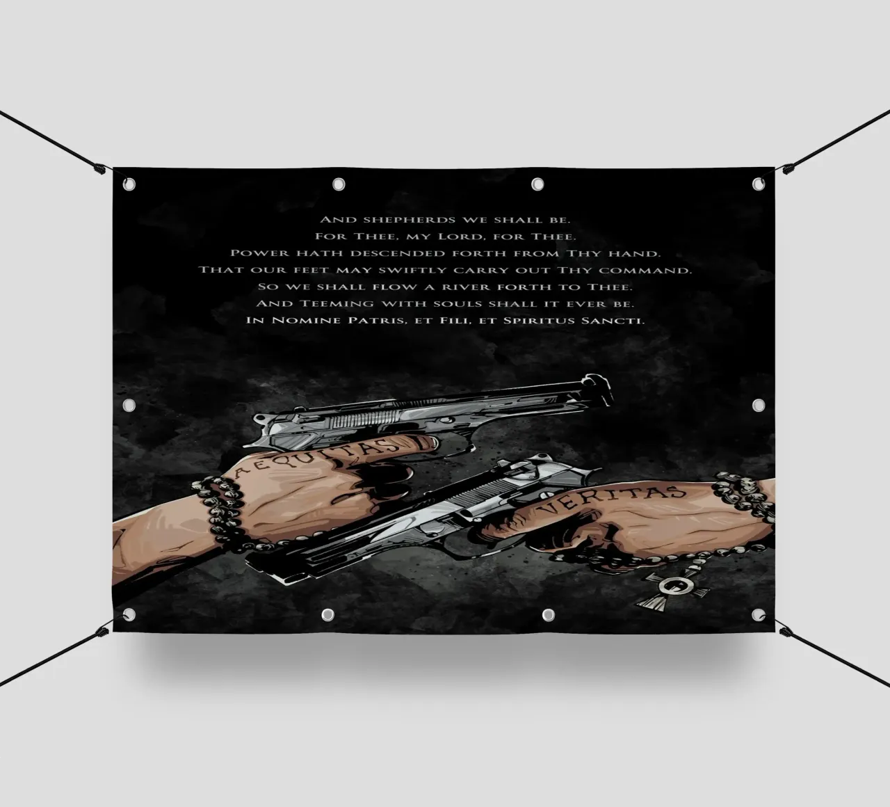 Boondock Saints Prayer telo in pvc da nabakumov