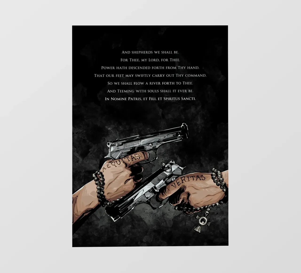 Boondock Saints Prayer telo in pvc da nabakumov