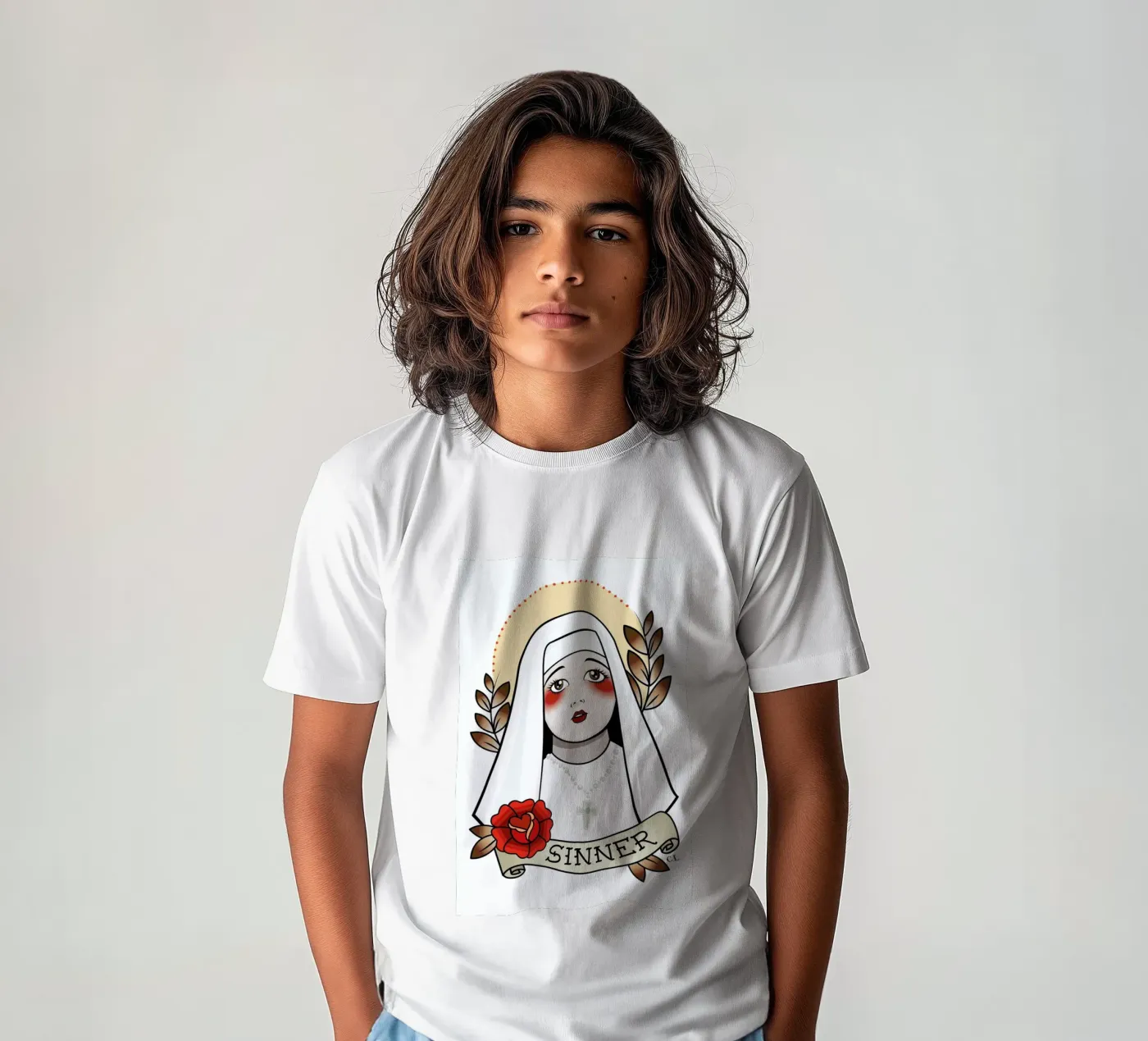 Sinner kinder t-shirt van Killer Wolf