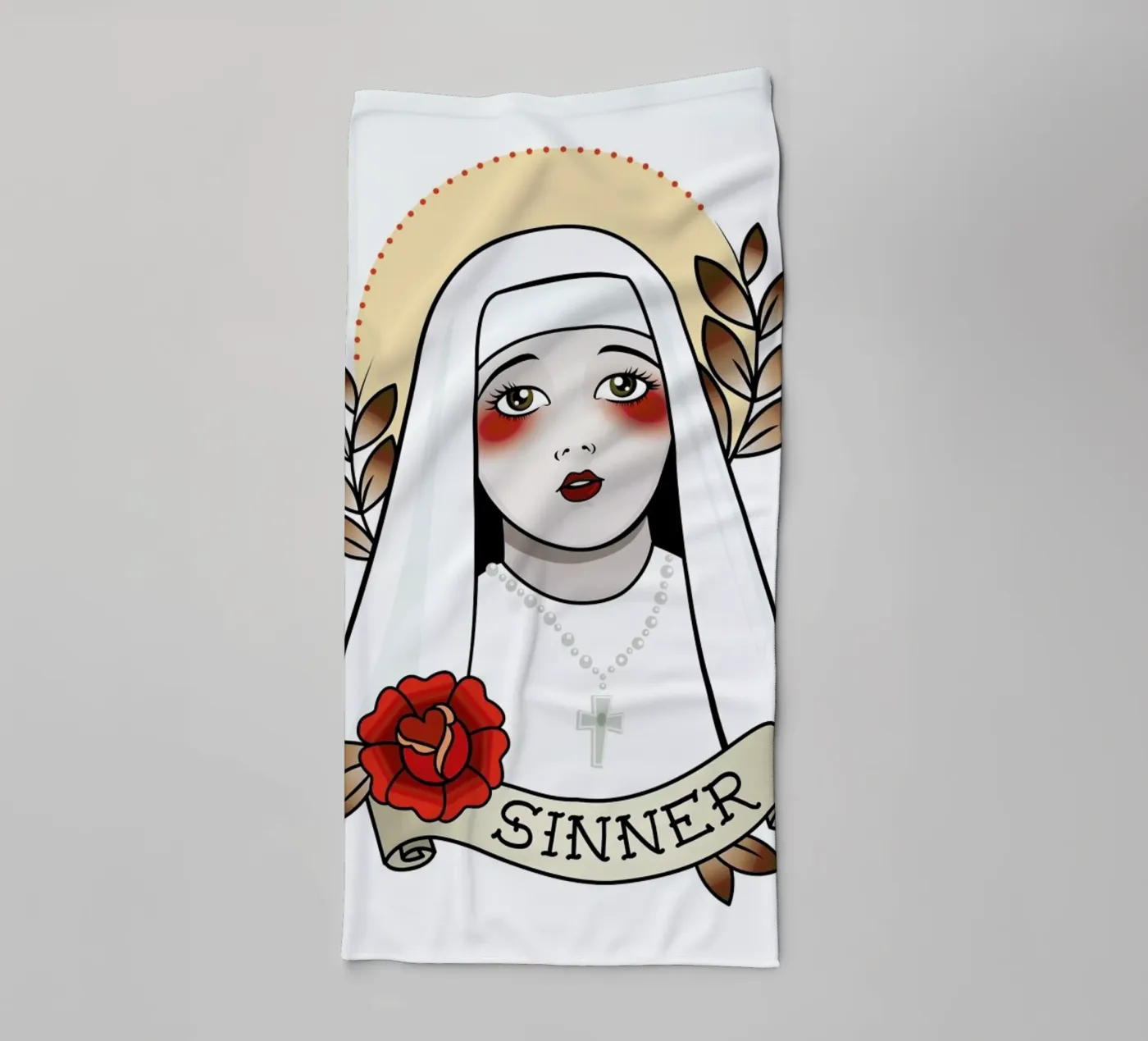 Sinner badhanddoek van Killer Wolf
