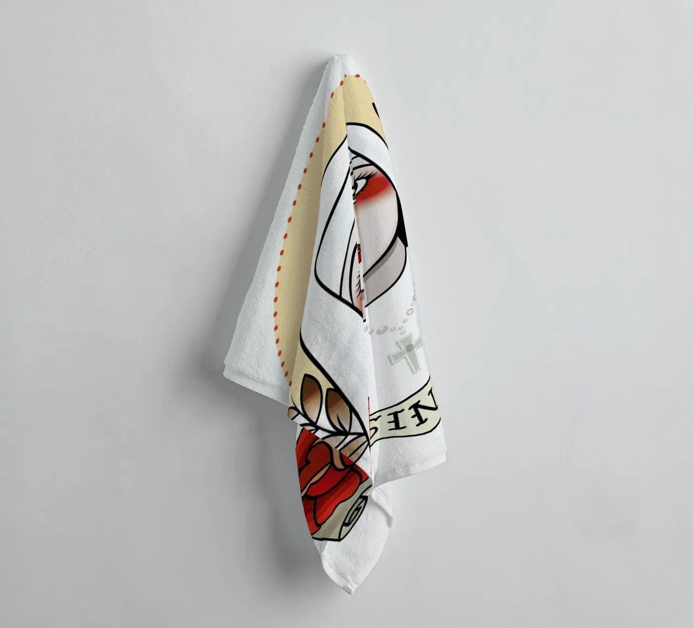 Sinner badhanddoek van Killer Wolf