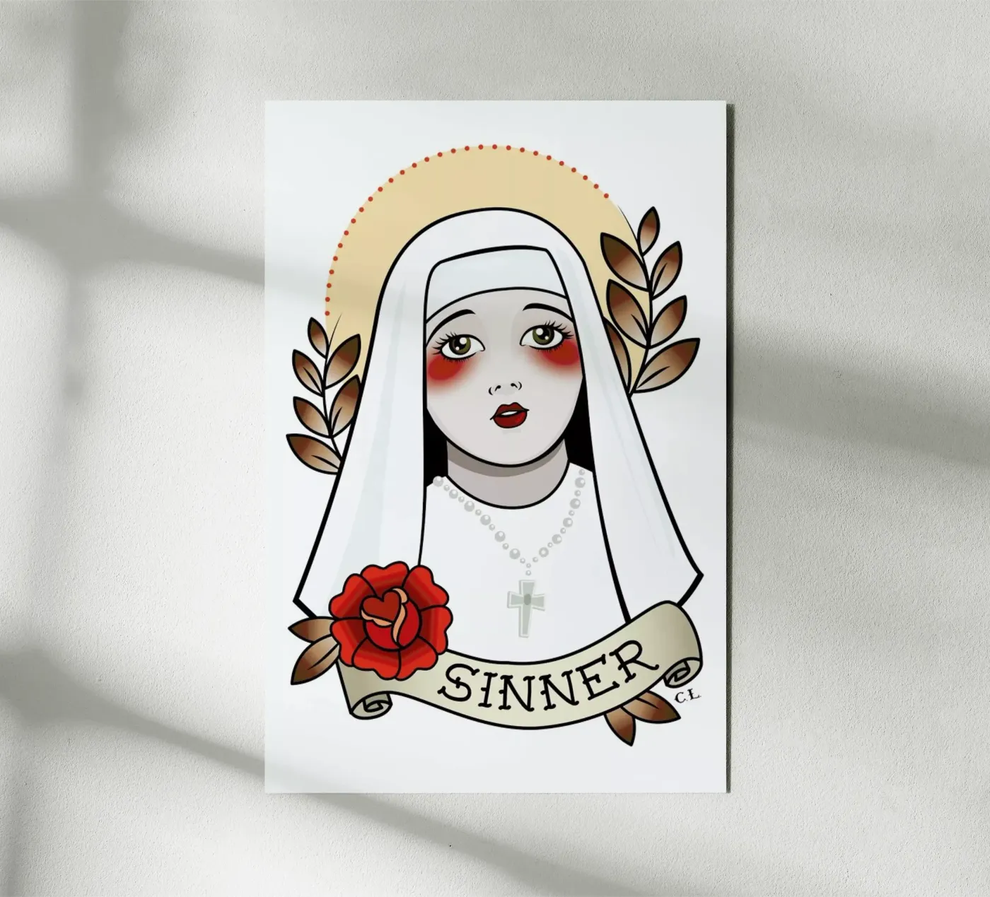 Sinner alluminio dibond da Killer Wolf