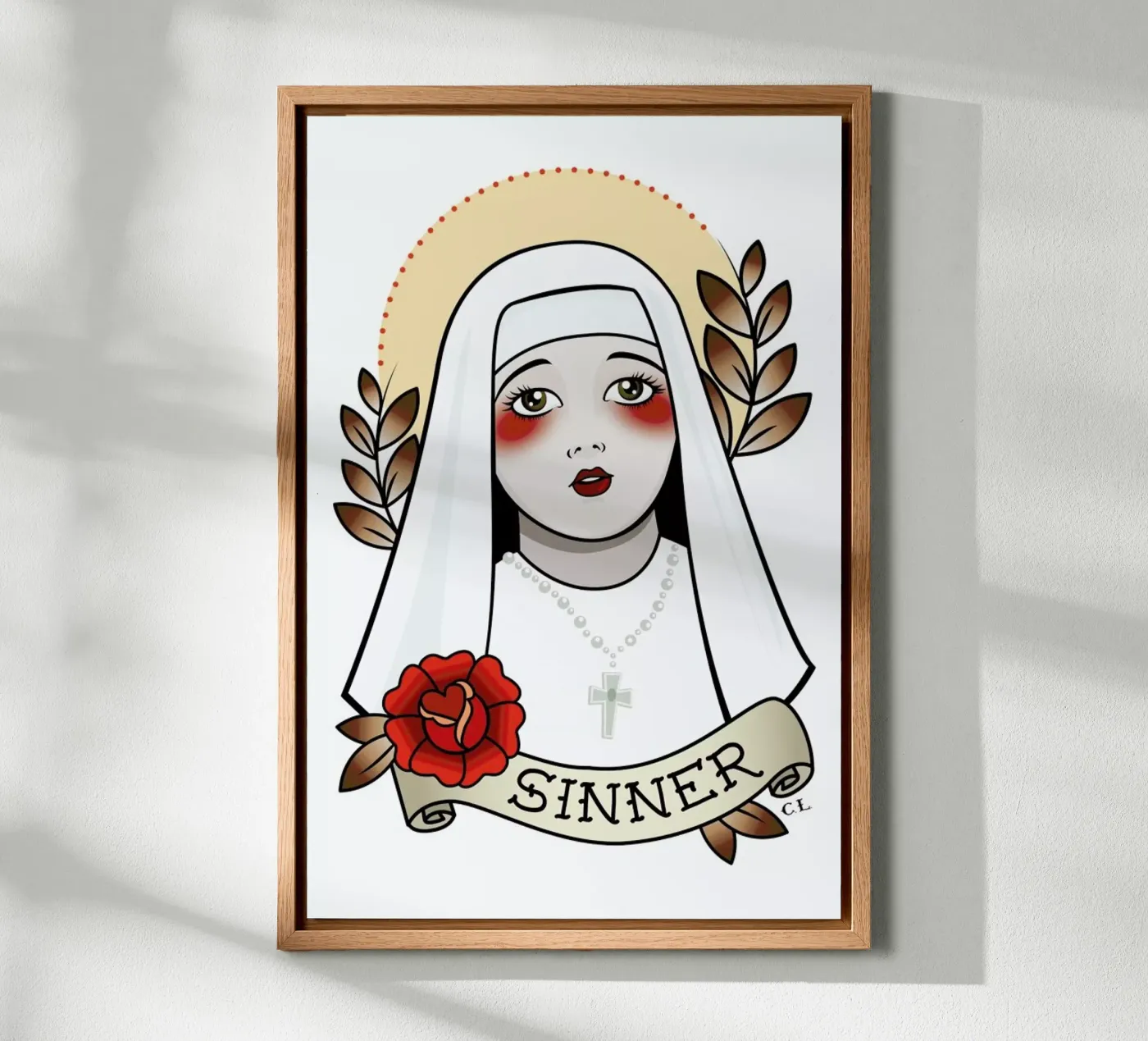 Sinner canvas van Killer Wolf