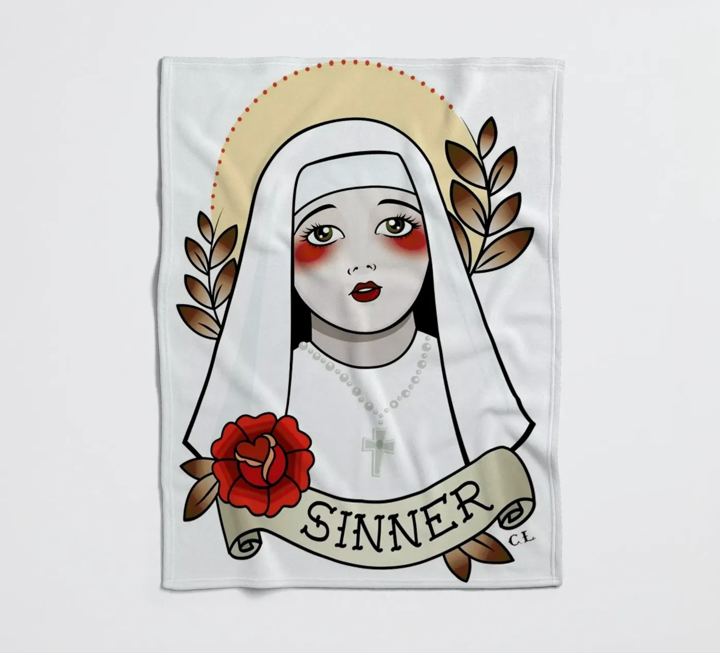 Sinner fleecedeken van Killer Wolf