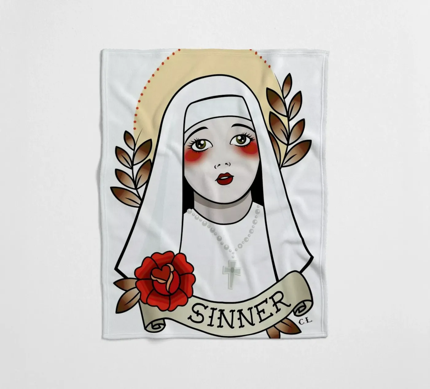 Sinner fleecedeken van Killer Wolf