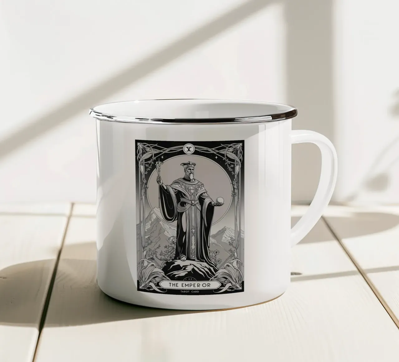 L'Imperatore - Potere e presenza tazza in smalto da Mystique & Muse