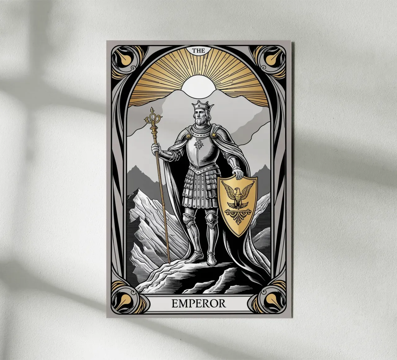L'Imperatore - Emblema dell'autorità alluminio dibond da Mystique & Muse