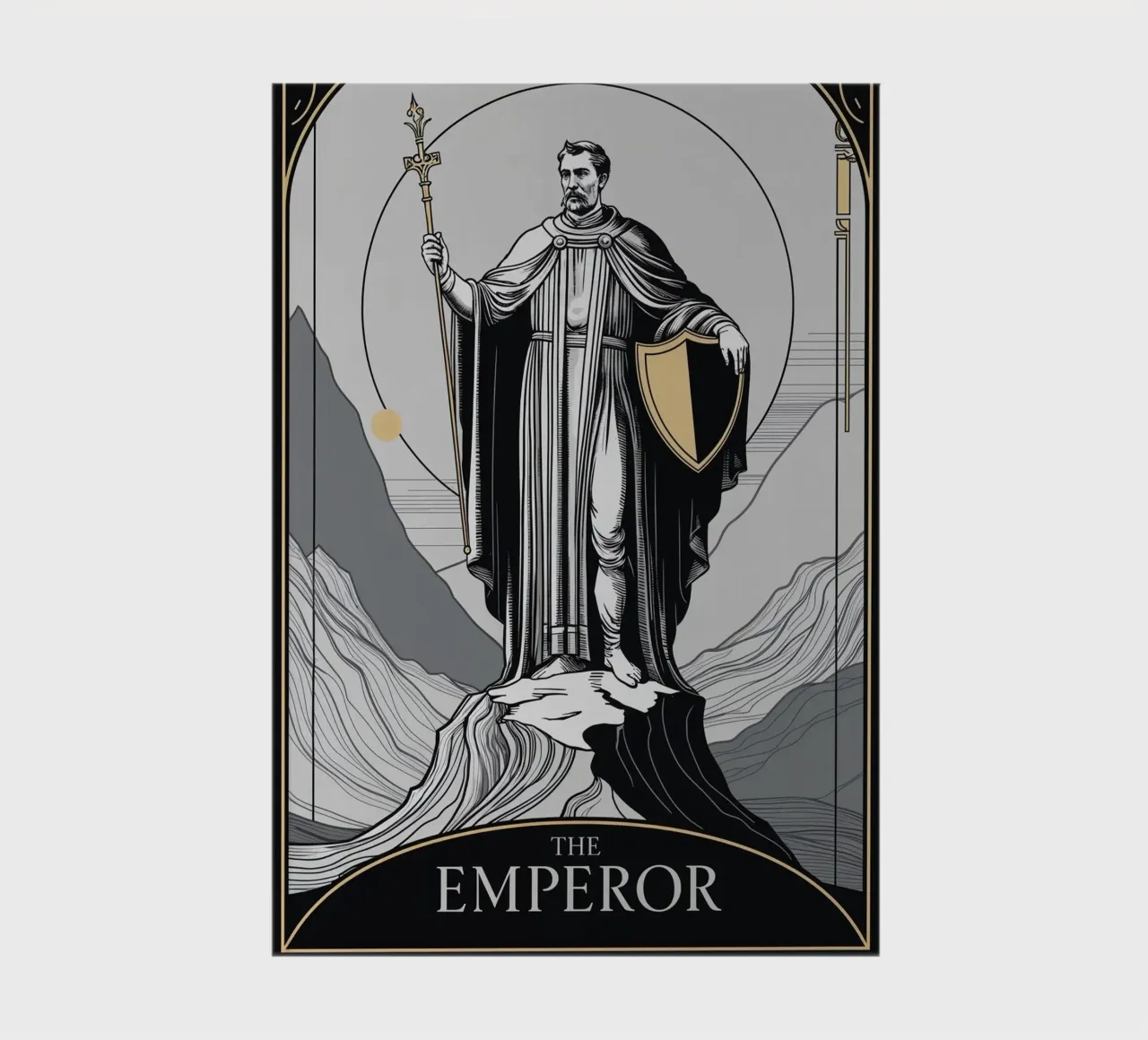 The Emperor – Strength and Resilience notebook by Mystique & Muse