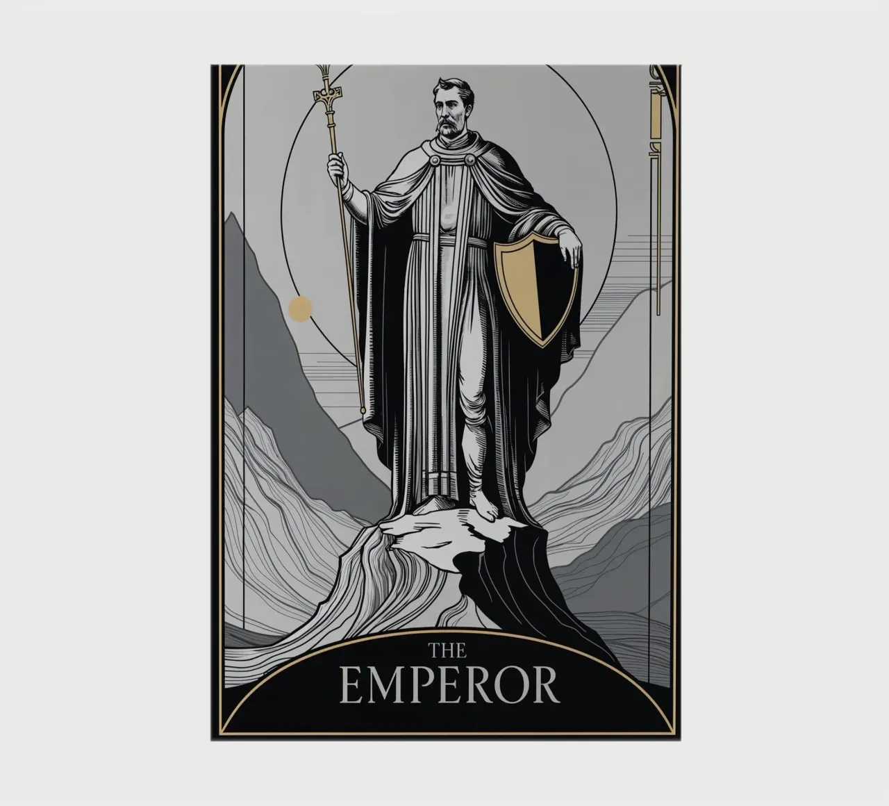 The Emperor – Strength and Resilience notebook by Mystique & Muse