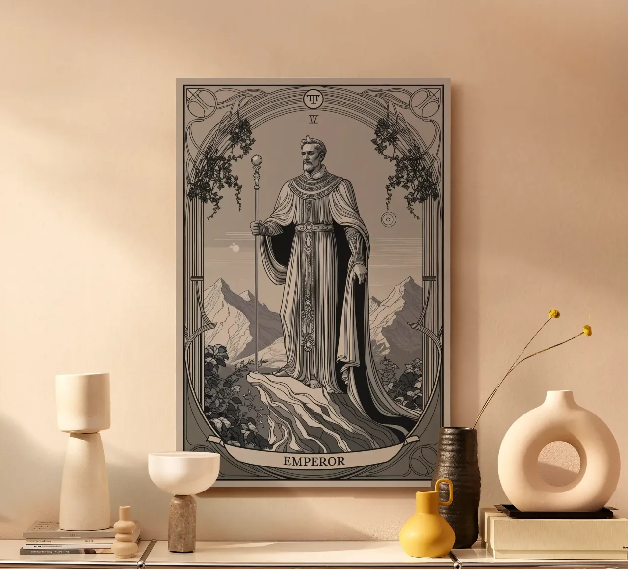 L'Imperatore - Sovrano della stabilità alluminio dibond da Mystique & Muse