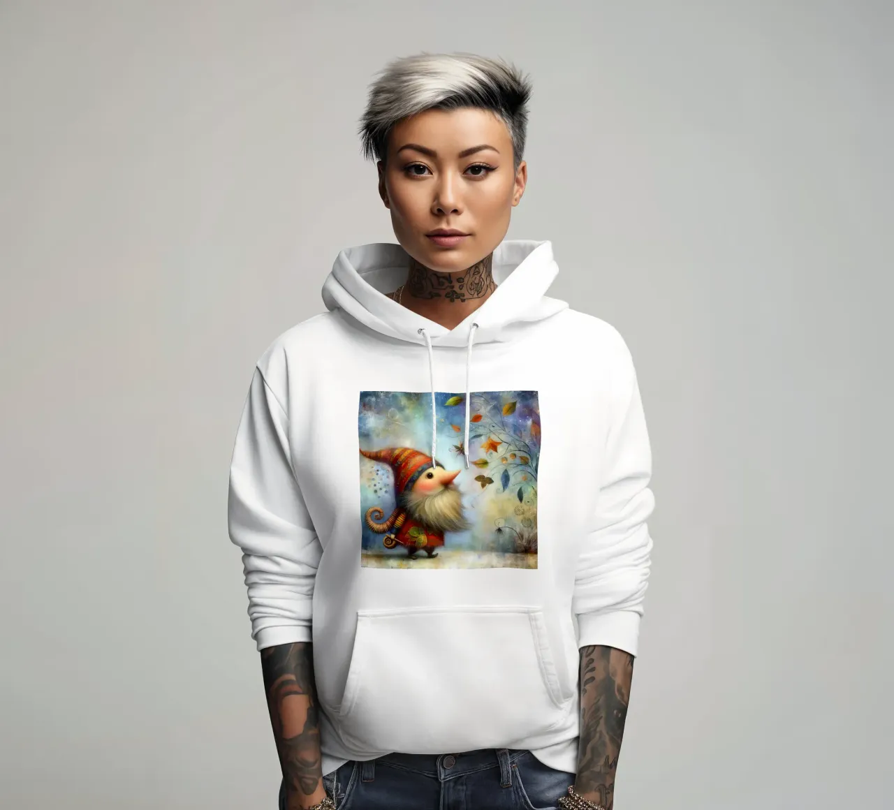Elfo nome capriccioso felpa con cappuccio da 🎁 ARTVI-SHOP