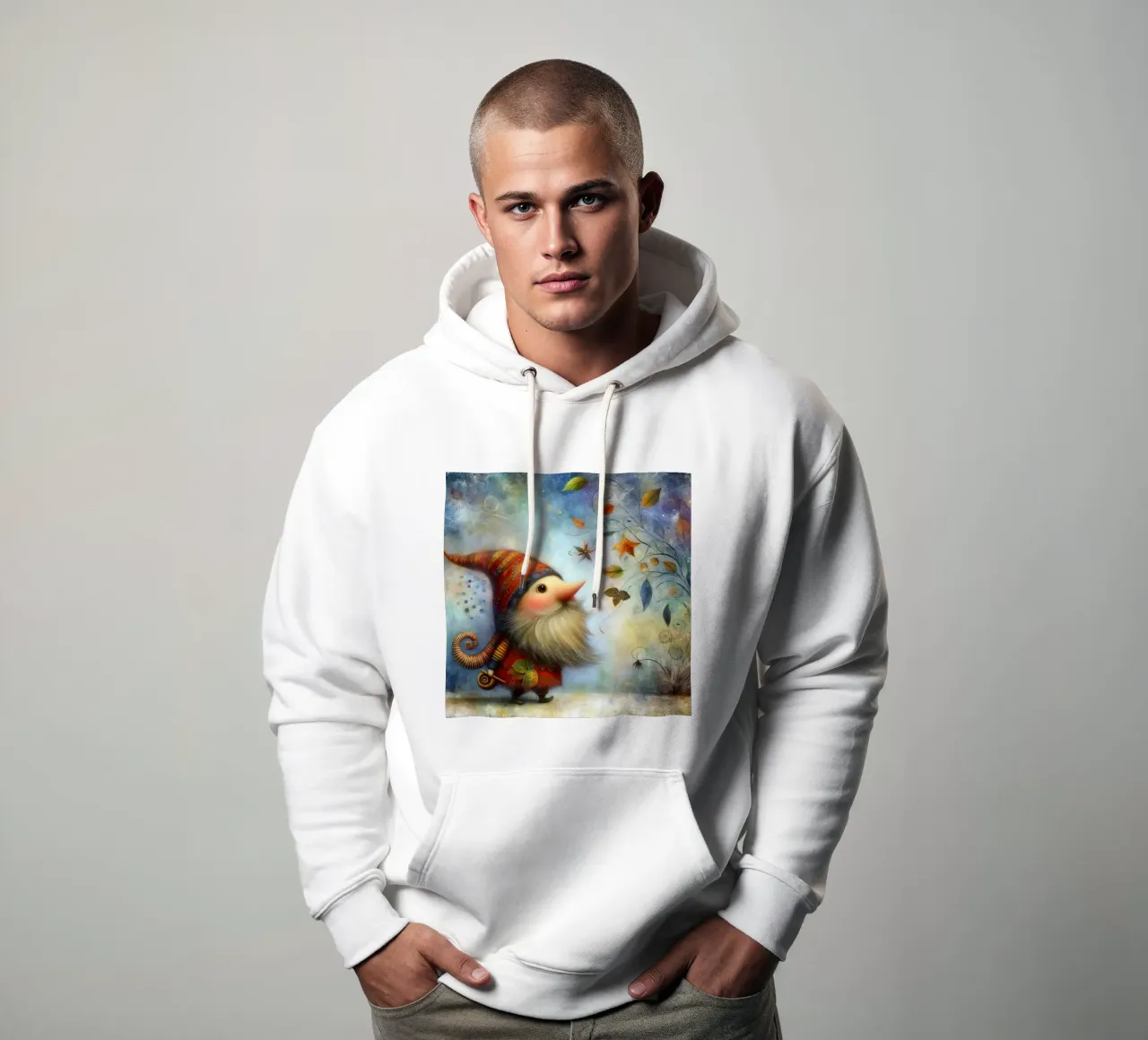 Elfo nome capriccioso felpa con cappuccio da 🎁 ARTVI-SHOP