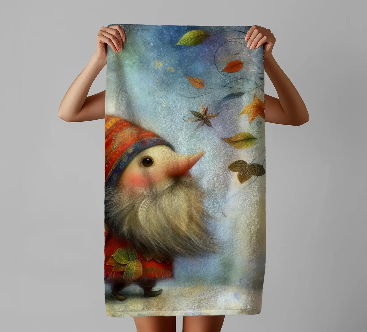 Nom fantaisiste de l'elfe serviette de bain de 🎁 ARTVI-SHOP