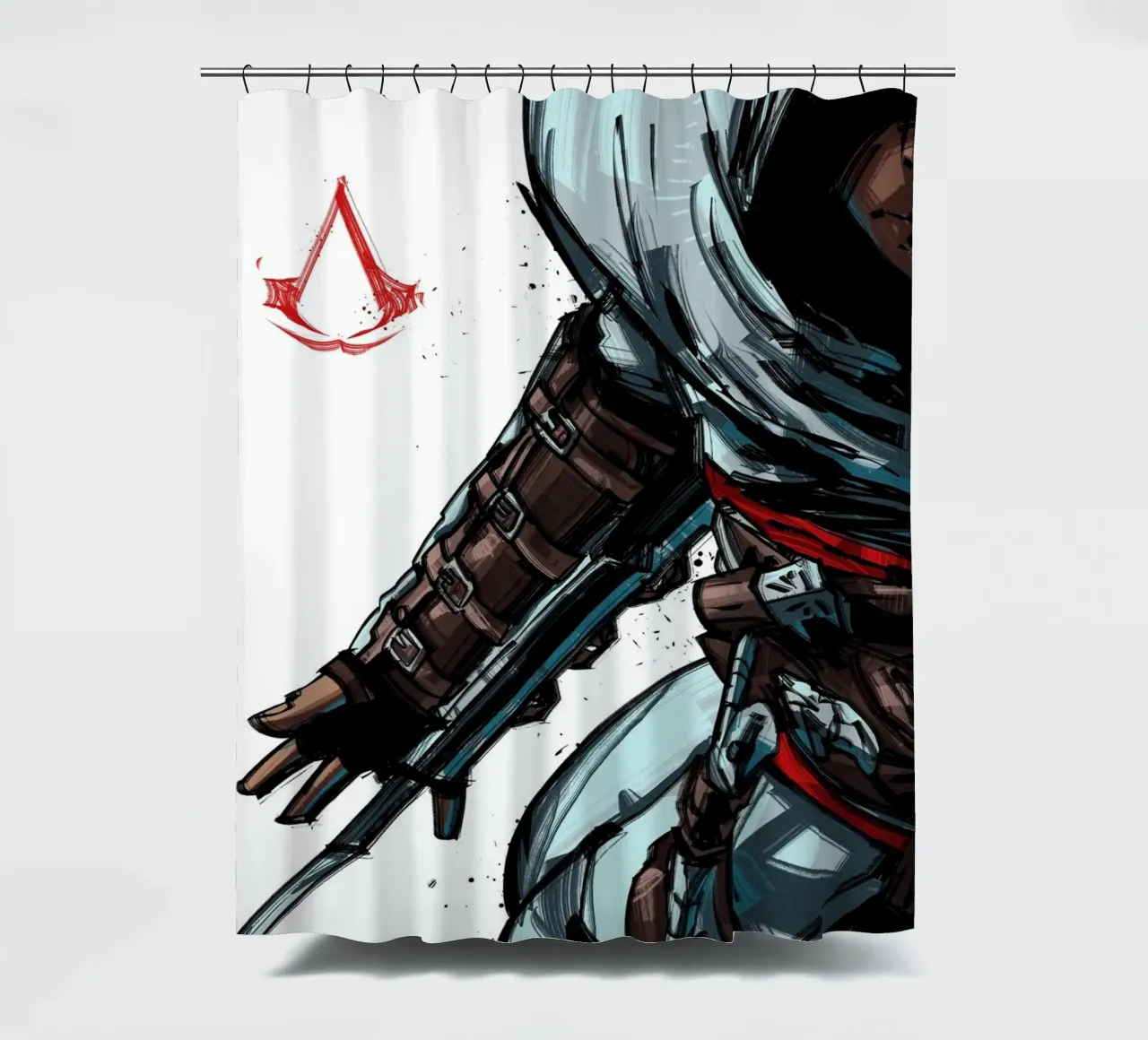 The SIlent Killer shower curtain by nabakumov