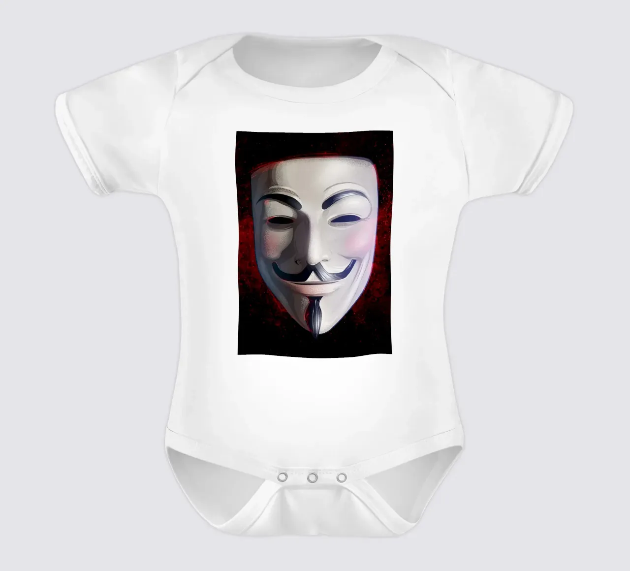 Anonymous Mask body neonato maniche corte da nabakumov