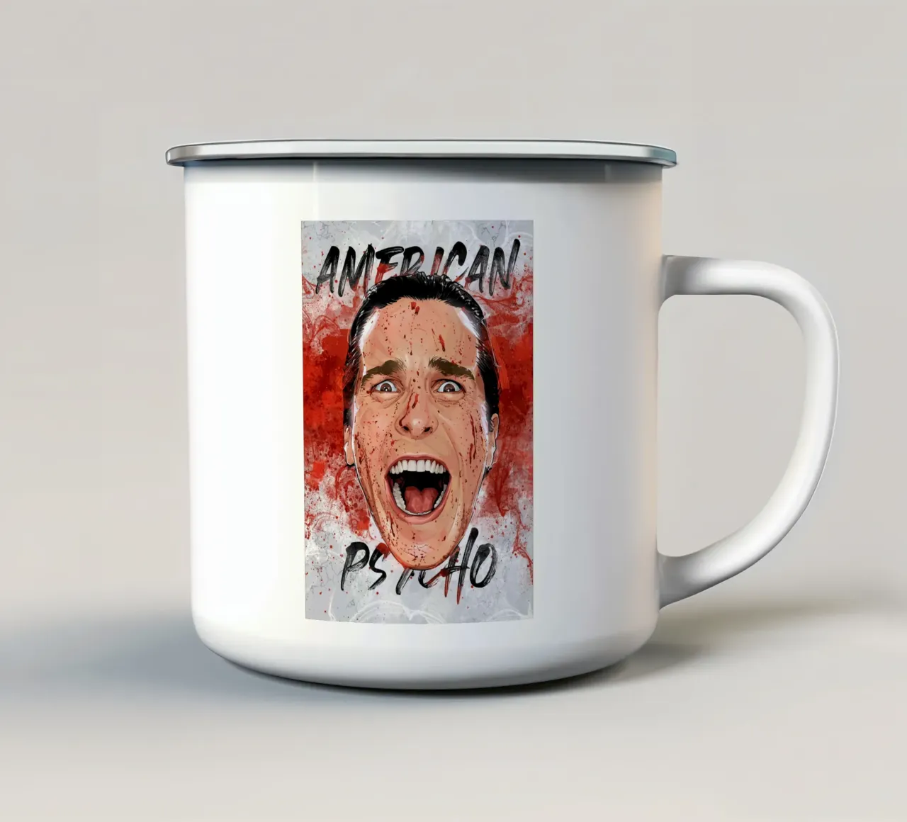 American Psycho tazza in smalto da nabakumov