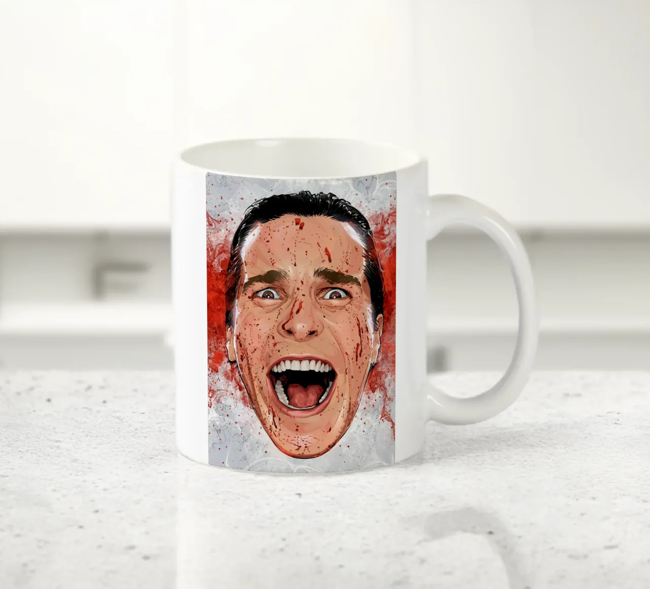 American Psycho ceramic mug by nabakumov