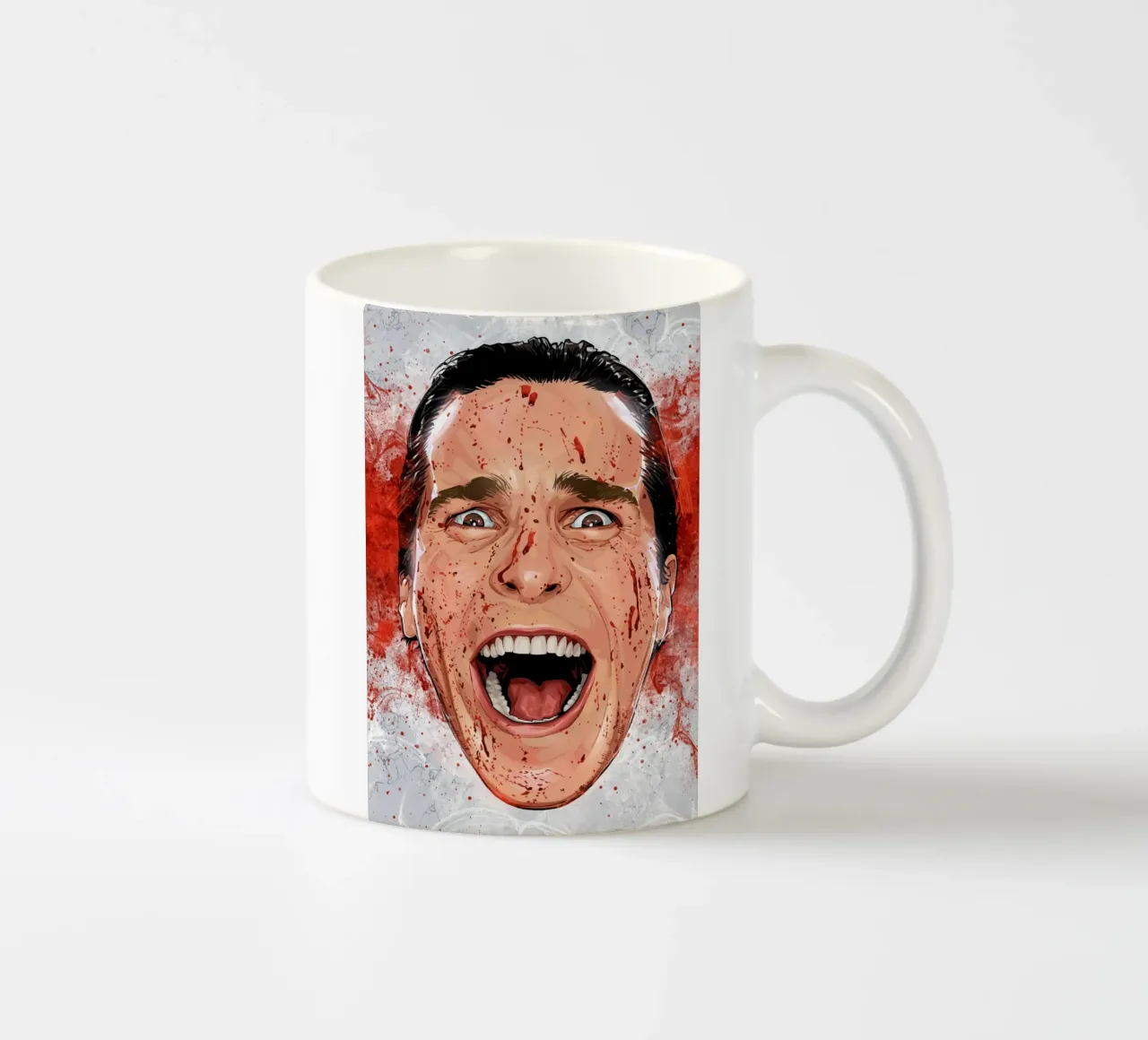 American Psycho ceramic mug by nabakumov