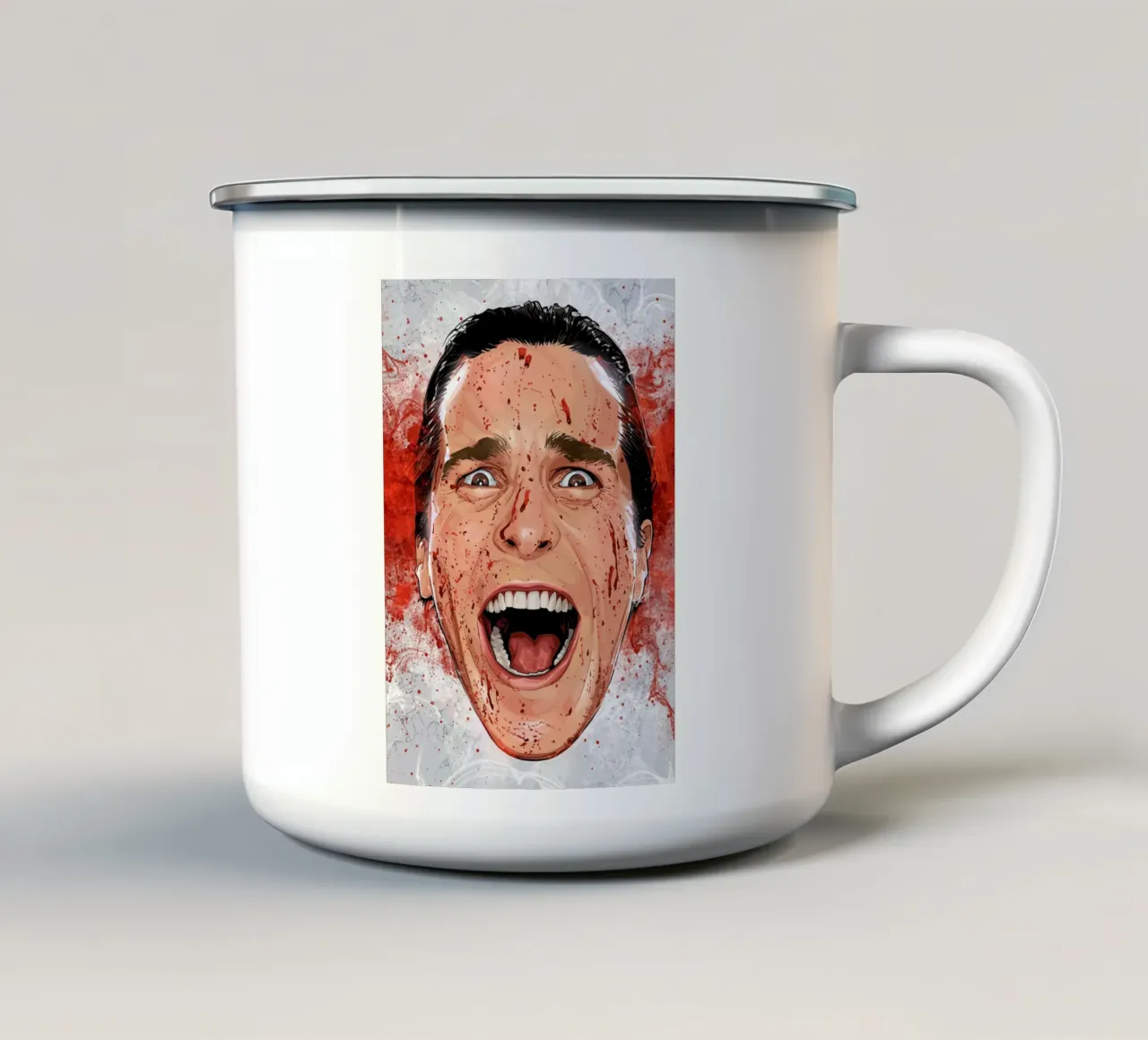 American Psycho tazza in smalto da nabakumov